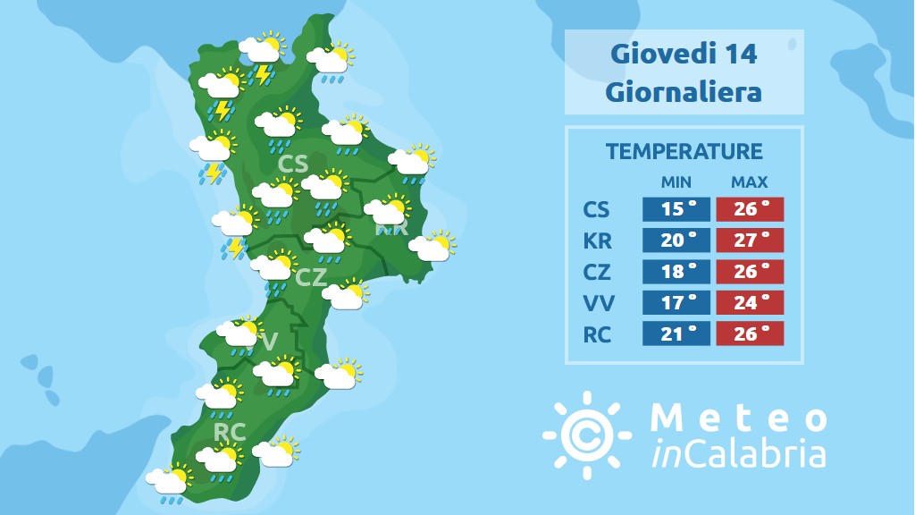 Peggioramento imminente da ovest