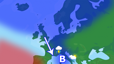 Weekend instabile con temperature in calo