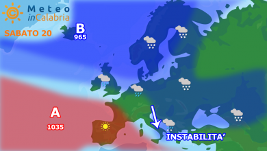 Migliora domani, poi sabato nuovo peggioramento con calo delle temperature