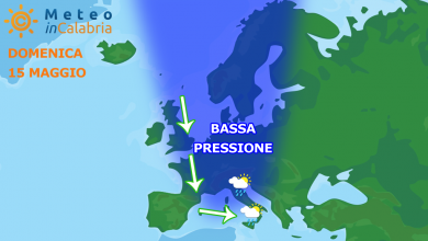 Il meteo del weekend: vediamo dove pioverà