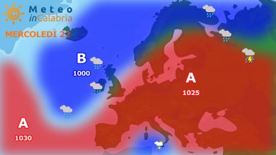 Il tempo di MERCOLEDì e GIOVEDì in Calabria: peggioramento in vista...