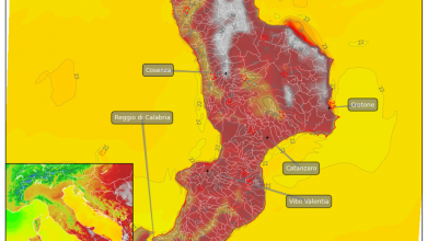 Anche oggi gran caldo: massime superiori a 35°C! Vediamo dove..