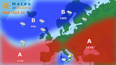 Previsioni del tempo per MARTEDì e MERCOLEDì: tempo discreto in attesa di...