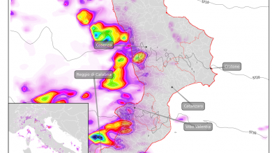 Mercoledì 21 nuove piogge sulla Calabria: il dettaglio.