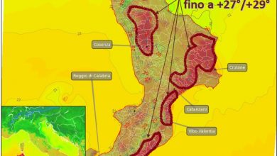 Mercoledì picco del caldo, poi calo delle temperature di quasi 10°!