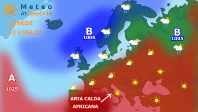 Meteo di lunedì e martedì: tempo bello con caldo in leggero aumento