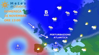 Weekend variabile con arrivo di nuove piogge