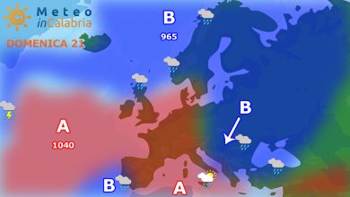 Meteo di domenica e lunedì: torna il maltempo