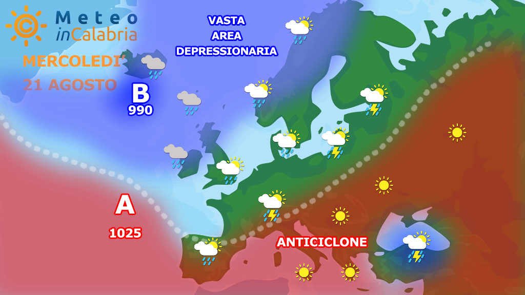 Anticiclone padrone incontrastato