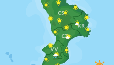 Previsioni Meteo Calabria 21-10-2019