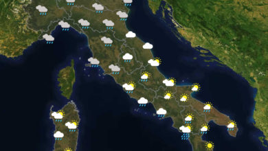 Previsioni del tempo in Italia per il giorno 20/12/2019