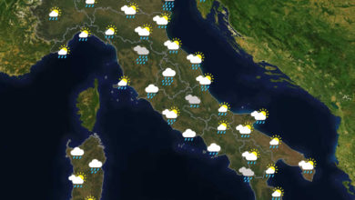 Previsioni del tempo in Italia per il giorno 22/12/2019