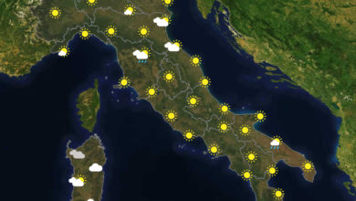 Previsioni del tempo in Italia per il giorno 24/12/2019