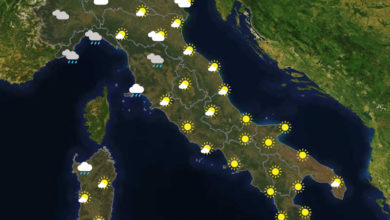 Previsioni del tempo in Italia per il giorno 03/01/2020