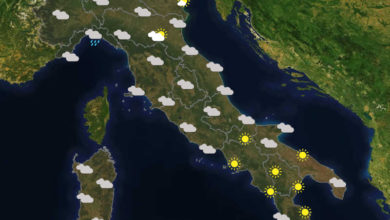 Previsioni del tempo in Italia per il giorno 16/01/2020