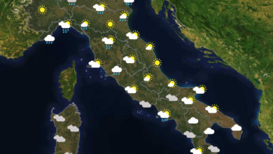 Previsioni del tempo in Italia per il giorno 13/02/2020