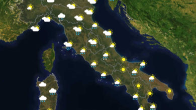 Previsioni del tempo in Italia per il giorno 27/02/2020