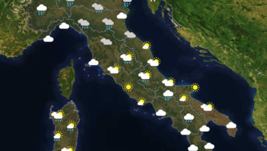 Previsioni del tempo in Italia per il giorno 30/03/2020