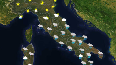 Previsioni del tempo in Italia per il giorno 22/04/2020