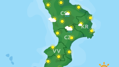 Previsioni Meteo Calabria 25-04-2020