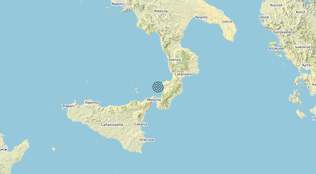 Terremoto Calabria 19-04-2020