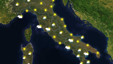 Previsioni del tempo in Italia per il giorno 03/05/2020