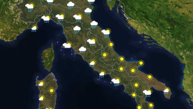 Previsioni del tempo in Italia per il giorno 12/05/2020