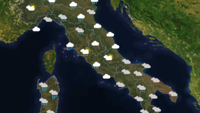 Previsioni del tempo in Italia per il giorno 18/05/2020