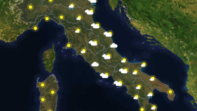 Previsioni del tempo in Italia per il giorno 28/05/2020