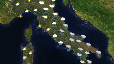 Previsioni del tempo in Italia per il giorno 05/06/2020