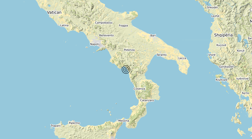 Terremoto Calabria 21-06-2020