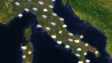 Previsioni del tempo in Italia per il giorno 24/12/2020