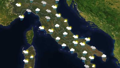 Previsioni del tempo in Italia per il giorno 09/02/2021