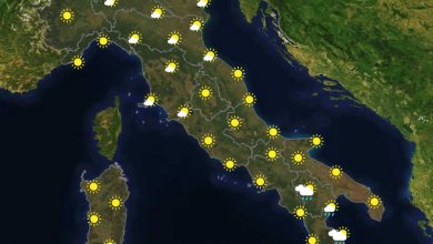 Previsioni del tempo in Italia per il giorno 25/03/2021