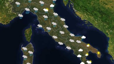 Previsioni del tempo in Italia per il giorno 11/04/2021