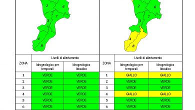 Criticità idrogeologica-idraulica e temporali in Calabria 17-04-2021