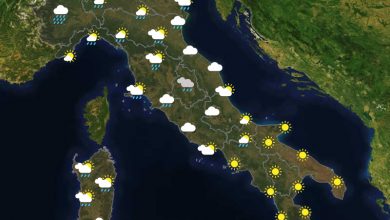 Previsioni del tempo in Italia per il giorno 08/07/2021