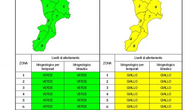 Criticità idrogeologica-idraulica e temporali in Calabria 17-07-2021