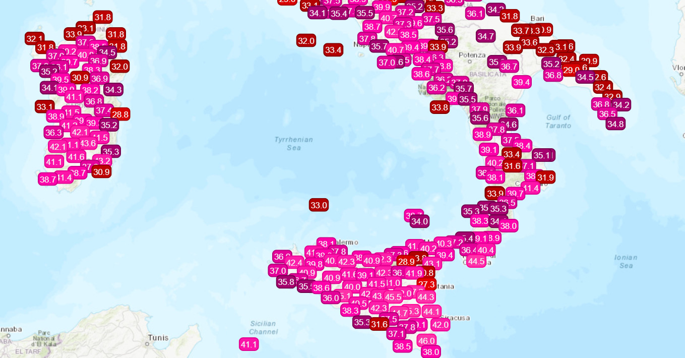 Giornata storica al sud-Italia