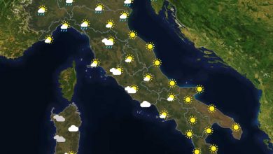 Previsioni del tempo in Italia per il giorno 02/08/2021