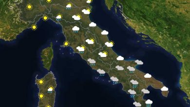 Previsioni del tempo in Italia per il giorno 11/09/2021