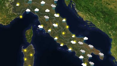 Previsioni del tempo in Italia per il giorno 13/11/2021