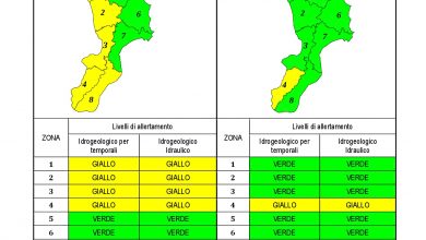 Criticità idrogeologica-idraulica e temporali in Calabria 15-02-2022