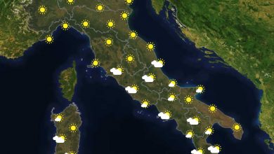 Previsioni del tempo in Italia per il giorno 15/04/2022