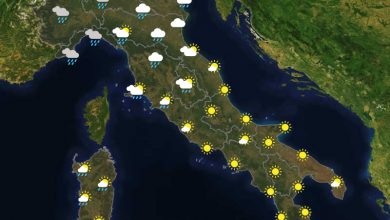 Previsioni del tempo in Italia per il giorno 23/04/2022