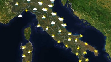 Previsioni del tempo in Italia per il giorno 30/05/2022