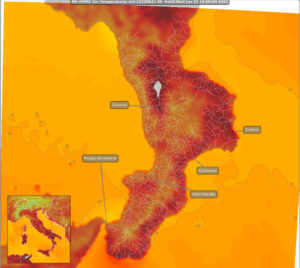 Clima molto caldo nei prossimi giorni