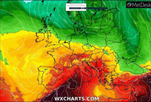 Nuovo rialzo delle temperature