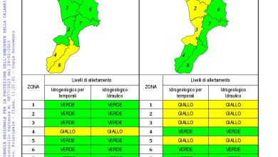 Criticità idrogeologica-idraulica e temporali in Calabria 28-02-2023