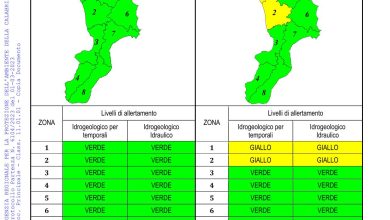 Criticità idrogeologica-idraulica e temporali in Calabria 01-03-2023